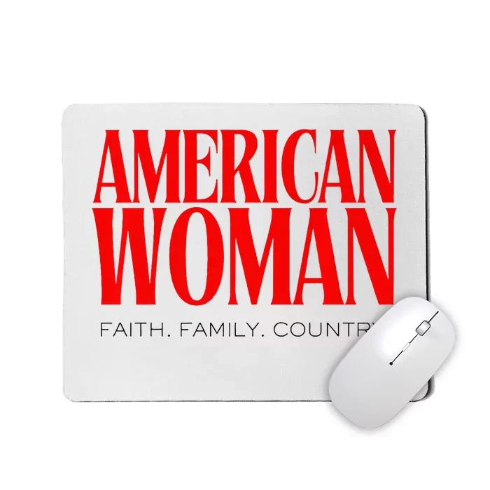 American Woman Mousepad