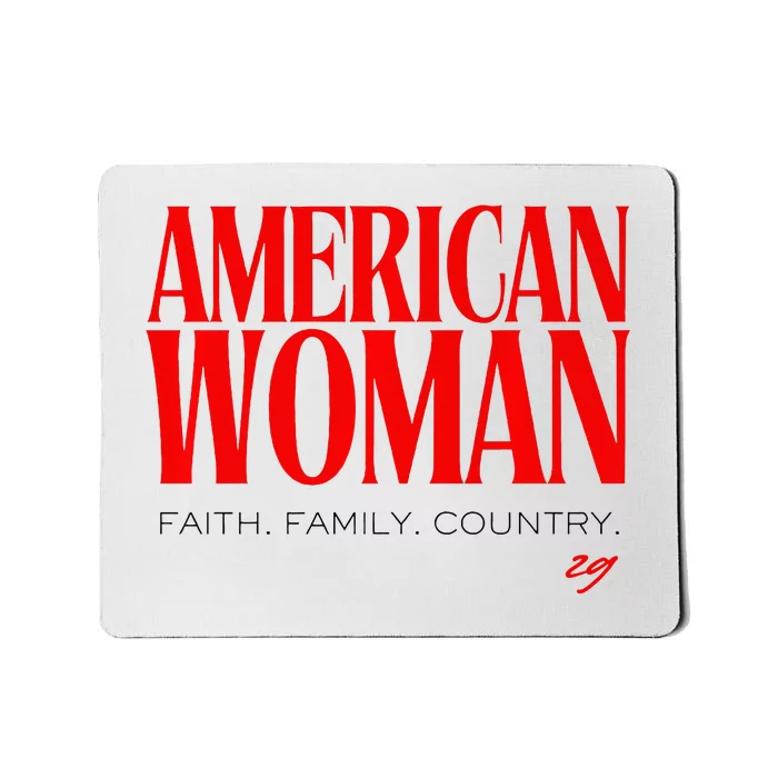 American Woman Mousepad