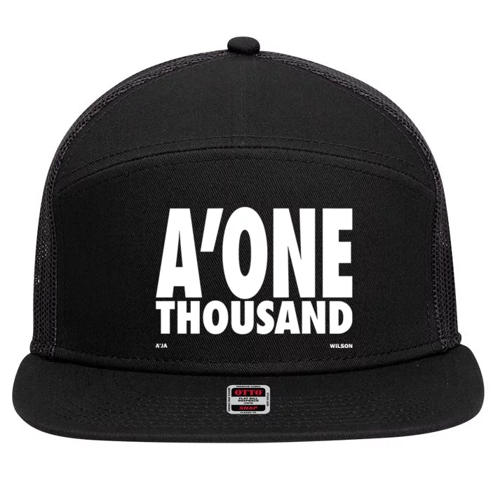 AJa Wilson AOne Thousand 7 Panel Mesh Trucker Snapback Hat