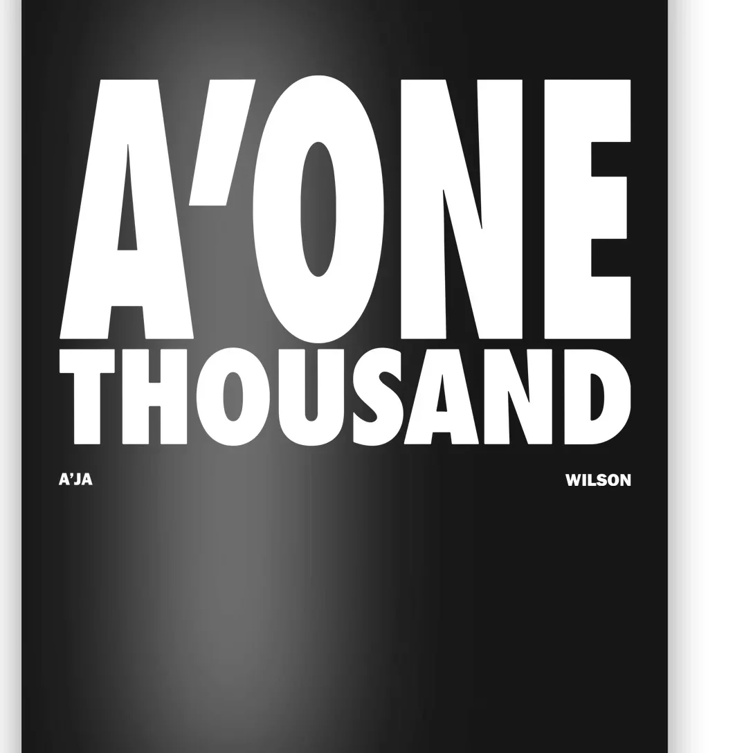 AJa Wilson AOne Thousand Poster