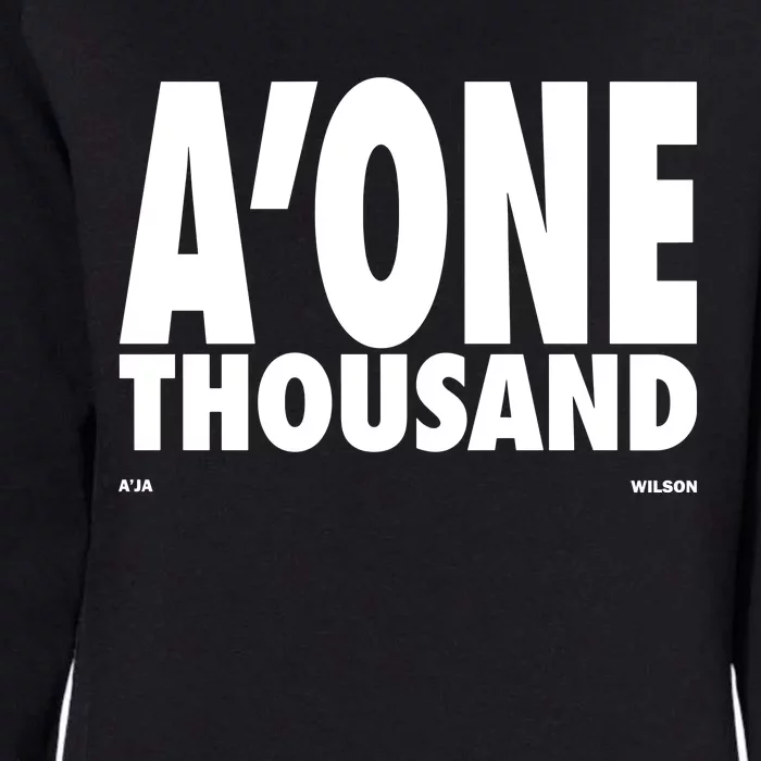 AJa Wilson AOne Thousand Womens California Wash Sweatshirt