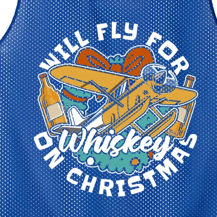 Aviator Whisky Aviation Airplane Aircraft Pilot Christmas Gift Mesh Reversible Basketball Jersey Tank