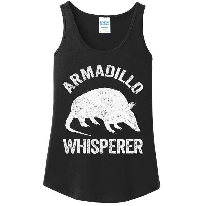 Armadillo Whisperer Armadillo Lover Ladies Essential Tank