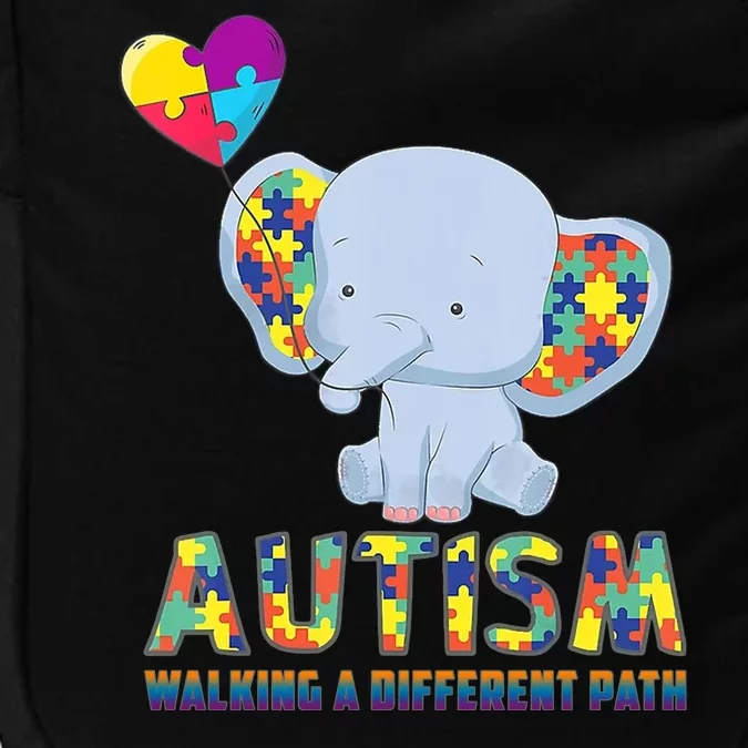 Autism Walking A Different Path Elephant Impact Tech Backpack