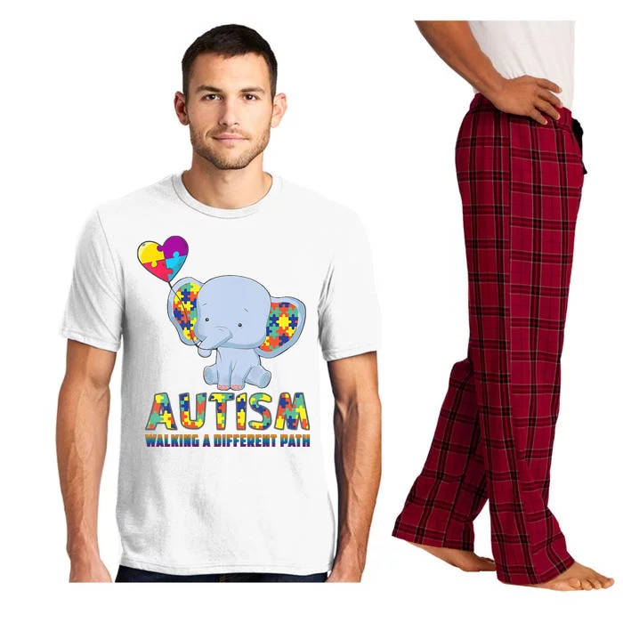 Autism Walking A Different Path Elephant Pajama Set