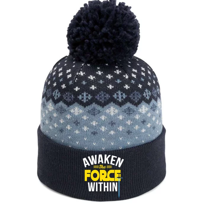 Awaken The Force Within Christian The Baniff Cuffed Pom Beanie