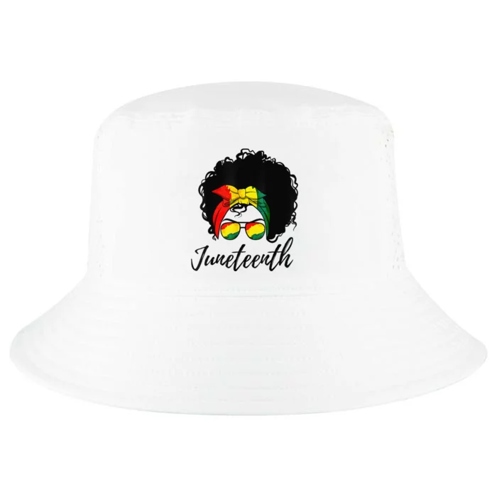 Afro Woman Black Queen African American History Juneteenth Cool Comfort Performance Bucket Hat