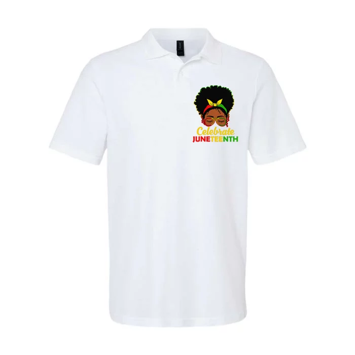 Afro Woman Black Queen African American Melanin Juneteenth Softstyle Adult Sport Polo