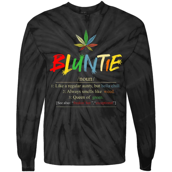 Aunt Wear Bluntie Tie-Dye Long Sleeve Shirt