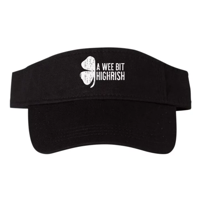 A Wee Bit Highrish Saint Patrick's Day Valucap Bio-Washed Visor