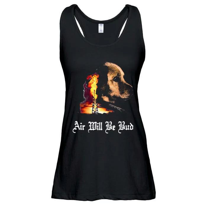 Air Will Be Blud Vintage Dog Air Will Be Blood Ladies Essential Flowy Tank