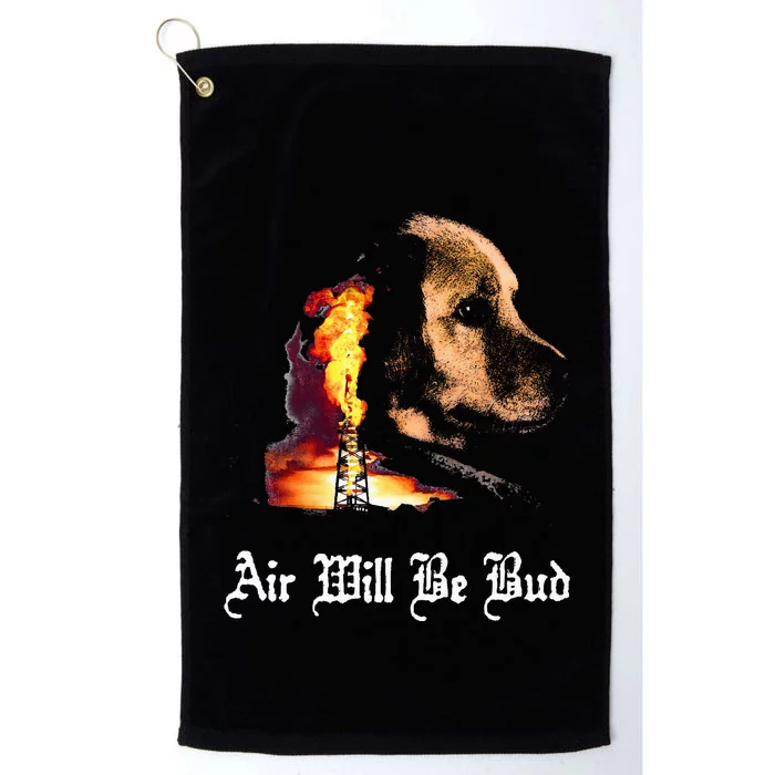 Air Will Be Blud Vintage Dog Air Will Be Blood Platinum Collection Golf Towel