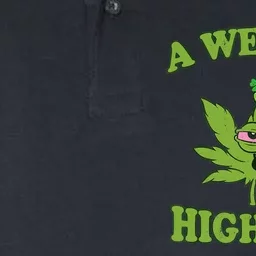 A Wee Bit Highrish Funny 420 Weed Marijuana St Patricks Day Softstyle Adult Sport Polo