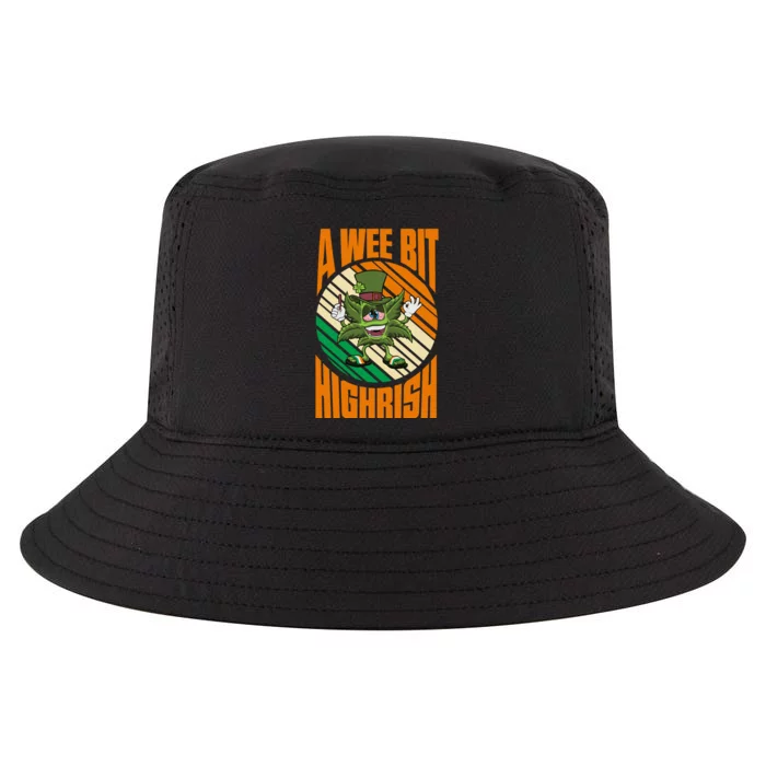 A Wee Bit Highrish Funny St Patricks Day Cool Comfort Performance Bucket Hat