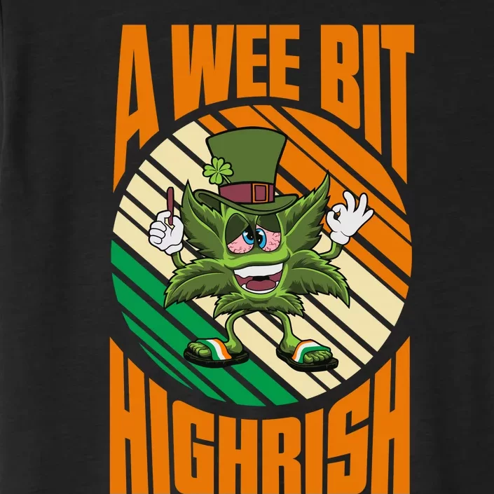 A Wee Bit Highrish Funny St Patricks Day ChromaSoft Performance T-Shirt