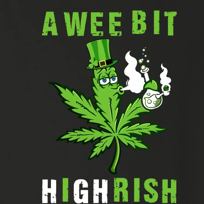 A Wee Bit Highrish Funny 420 Weed St Patricks Day Toddler Long Sleeve Shirt