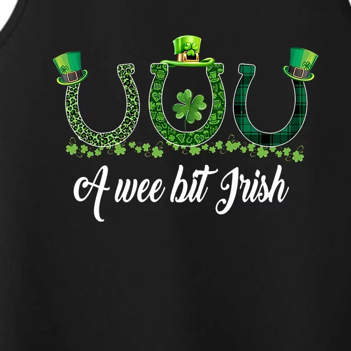 A Wee Bit Irish Horse PatrickS Day Performance Tank