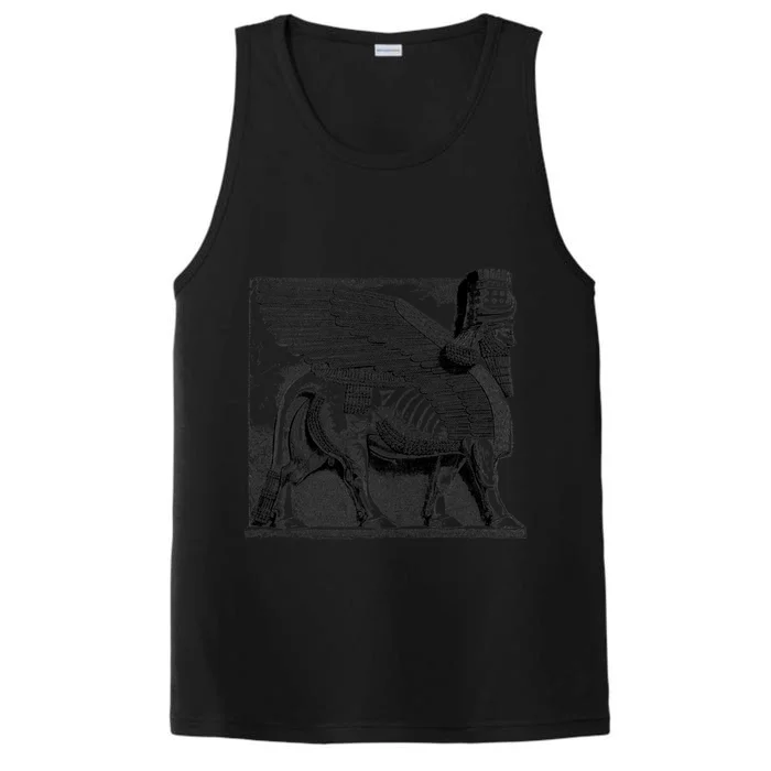 Assyrian Winged Bull Lamassu Iraq Iran Souvenir Cool Gift Performance Tank