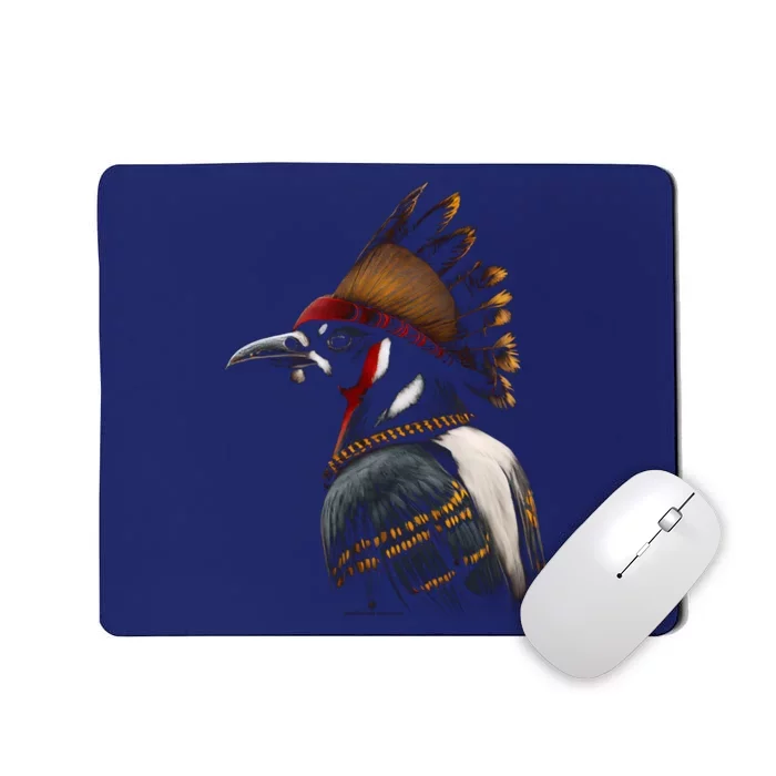 Acorn Woodpecker Bird American Indian Northwest Tribal Mousepad