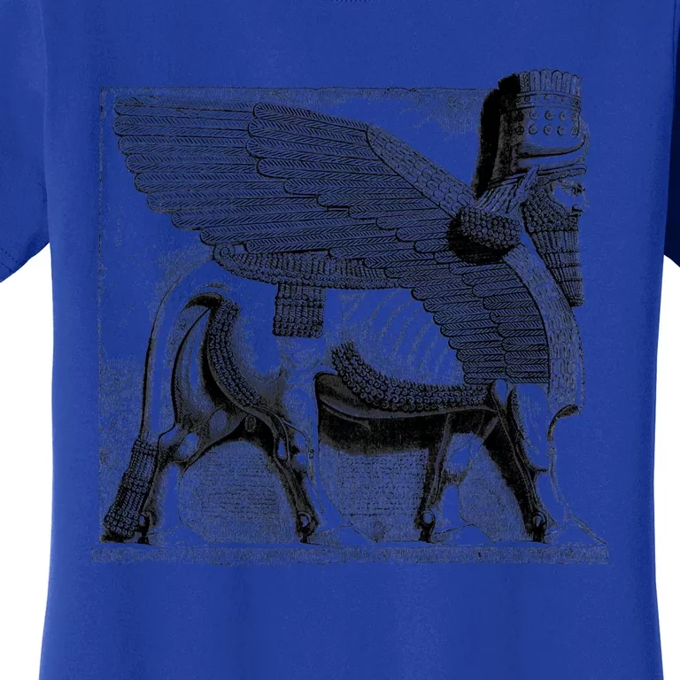 Assyrian Winged Bull Lamassu Iraq Iran Souvenir Gift Women's T-Shirt