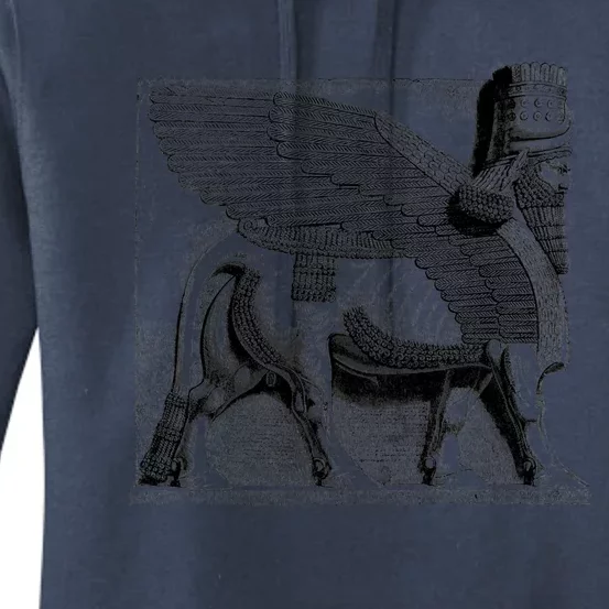 Assyrian Winged Bull Lamassu Iraq Iran Souvenir Gift Women's Pullover Hoodie