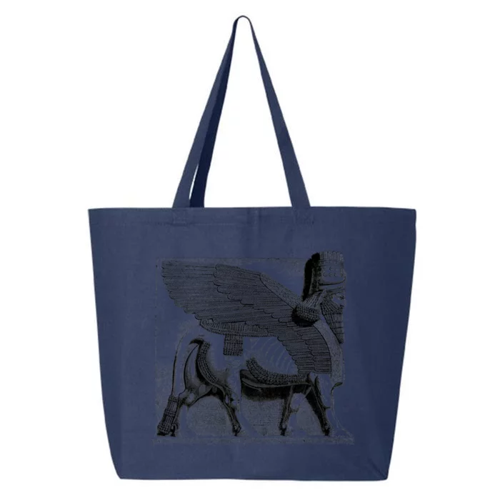 Assyrian Winged Bull Lamassu Iraq Iran Souvenir Gift 25L Jumbo Tote