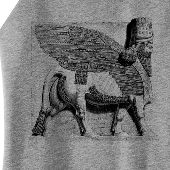 Assyrian Winged Bull Lamassu Iraq Iran Souvenir Gift Women’s Perfect Tri Rocker Tank