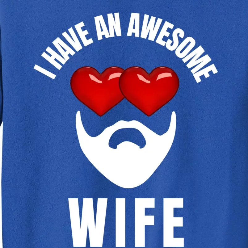 Awesome Wife Beard Taken Valentines Day Matching Couples Gift Sweatshirt