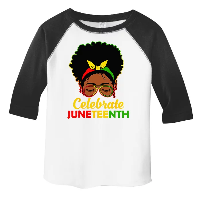 Afro Woman Black Queen African American Women Juneteenth Toddler Fine Jersey T-Shirt