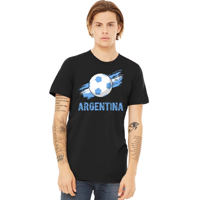 Argentina World Champion Football For Lover Gift Trending Premium T-Shirt