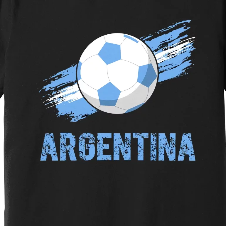 Argentina World Champion Football For Lover Gift Trending Premium T-Shirt