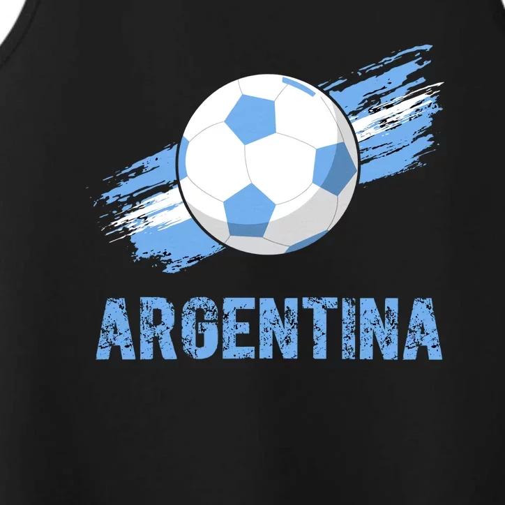 Argentina World Champion Football For Lover Gift Trending Performance Tank