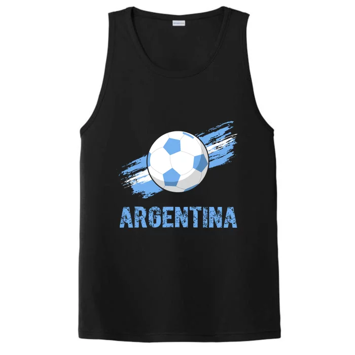 Argentina World Champion Football For Lover Gift Trending Performance Tank