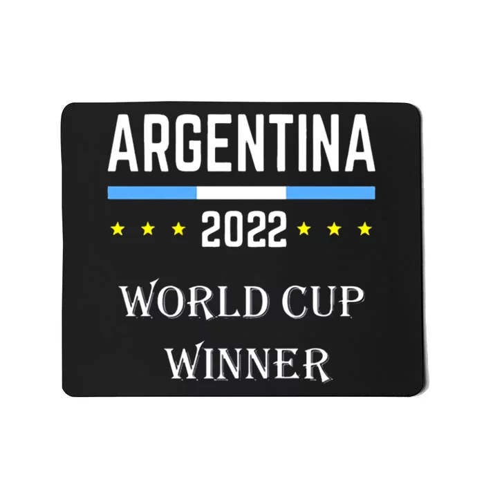 Argentina World Champion Football For Lover Gift Trending Mousepad