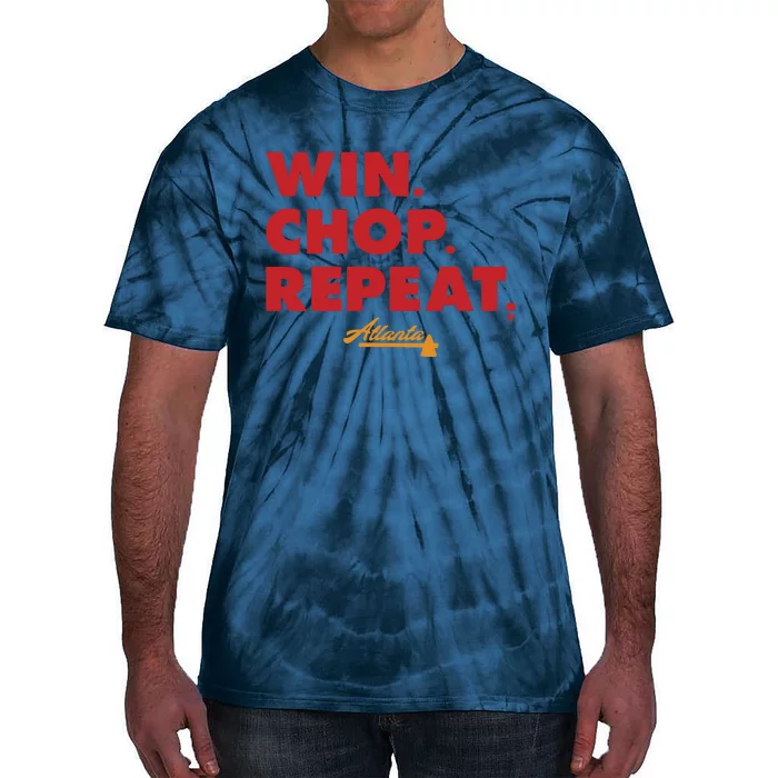 Atlanta Win Chop Repeat Tie-Dye T-Shirt