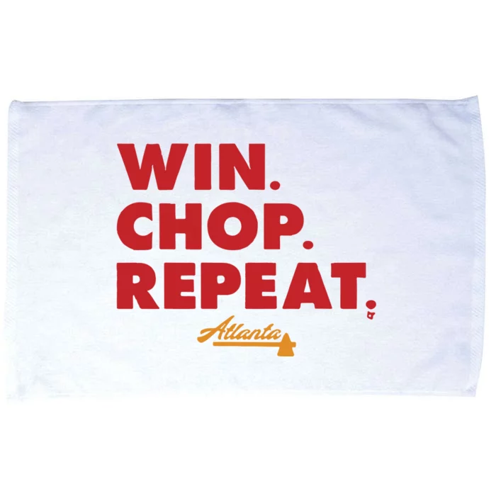 Atlanta Win Chop Repeat Microfiber Hand Towel