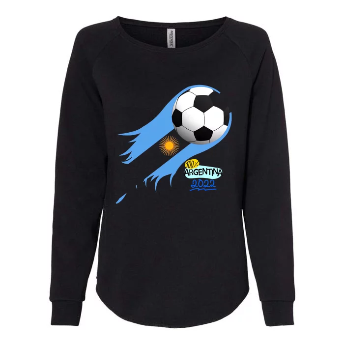 Argentina World Champion Football For Lover Gift Trending Womens California Wash Sweatshirt