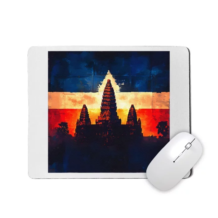 Angkor Wat Cambodia Explore Ancient Temples Mousepad