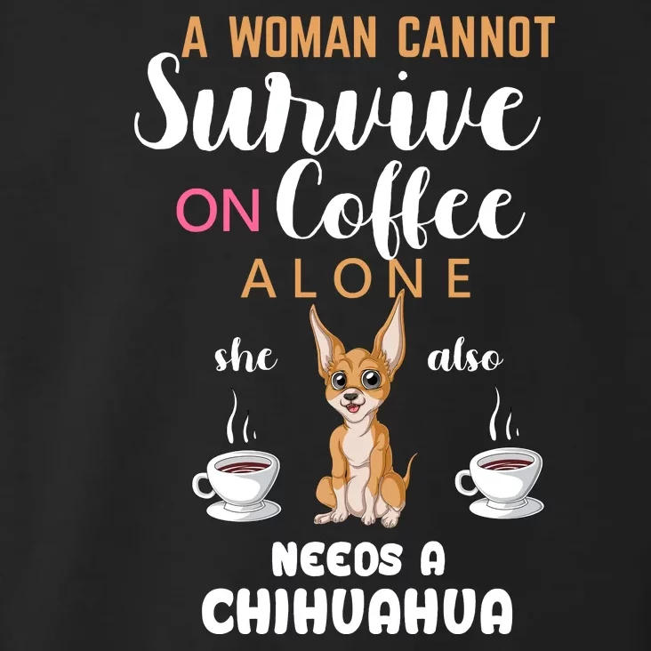 A Woman Cannot Survive On Coffee Alone She Also Needs A Chihuahua Toddler Hoodie