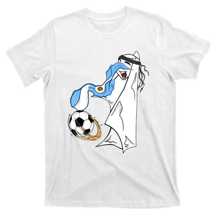 Argentina World Champion Football For Lover Gift Trending La'eeb T-Shirt