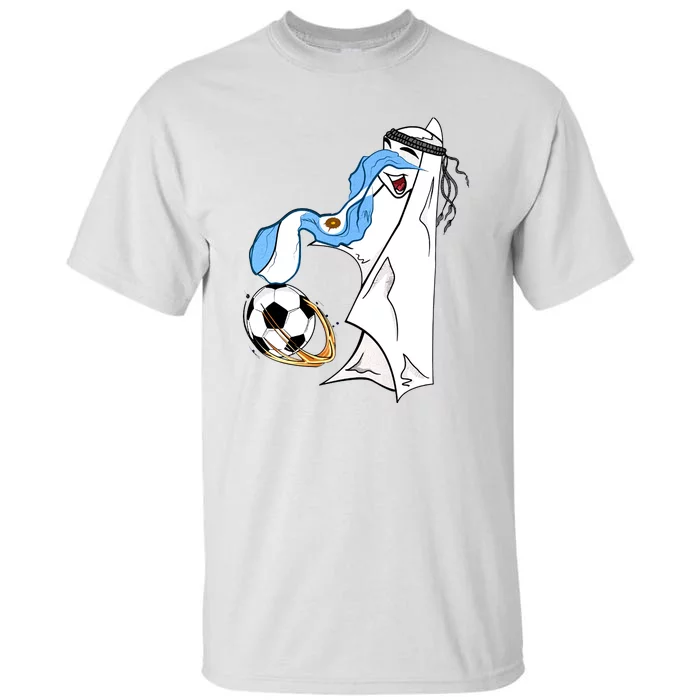 Argentina World Champion Football For Lover Gift Trending La'eeb Tall T-Shirt