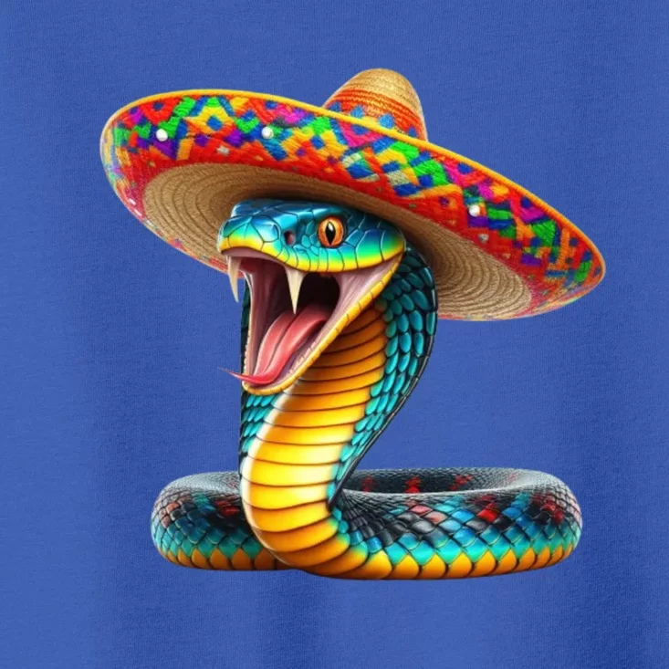 Anaconda Wearing Cinco De Mayo Hat Snake Lovers Birthday Gift Toddler T-Shirt