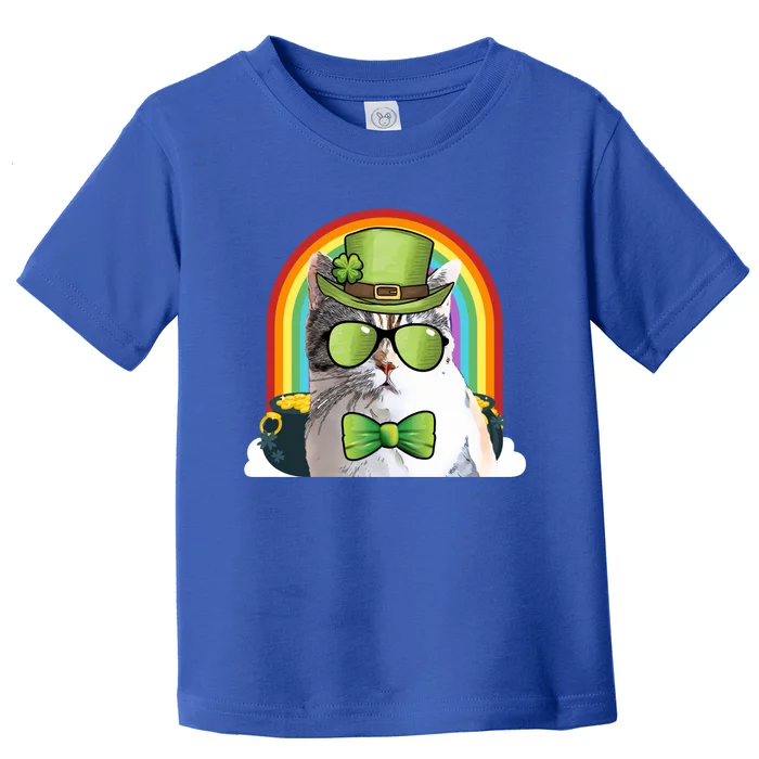 American Wirehair Cat Leprechaun Funny St Patricks Day Gift Toddler T-Shirt