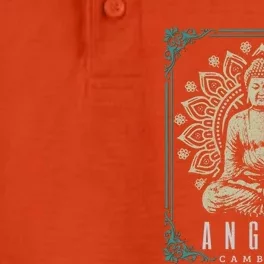 Angkor Wat Cambodia Buddha Temple Travel Souvenir Gift Meaningful Gift Dry Zone Grid Performance Polo