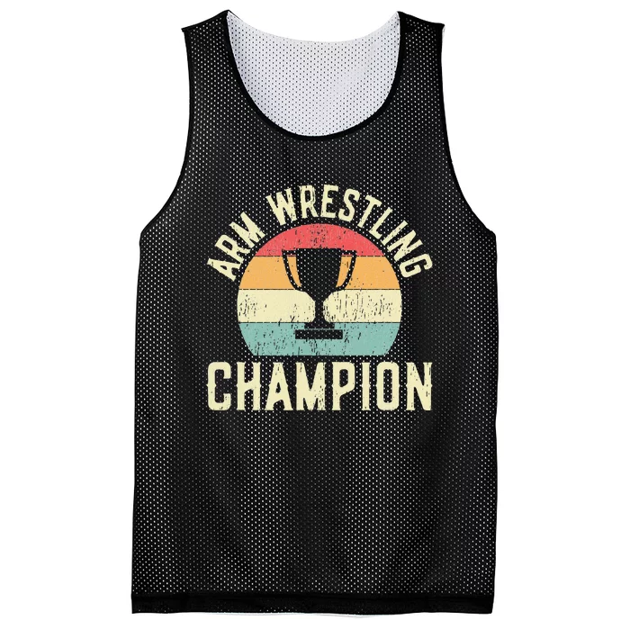 Arm Wrestling Champion Mesh Reversible Basketball Jersey Tank