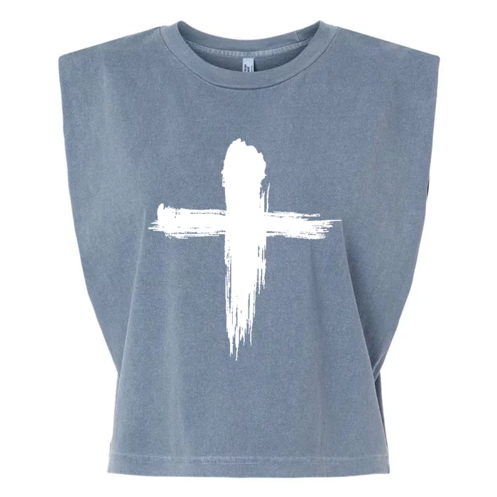 Ash Wednesday Christian Lent Cross Blessing Holy Week Gift Garment-Dyed Women's Muscle Tee