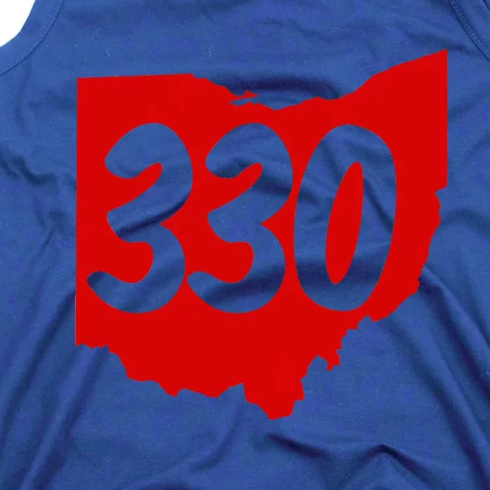 Akron Warren Canton Youngstown Ohio 330 Area Code Tank Top