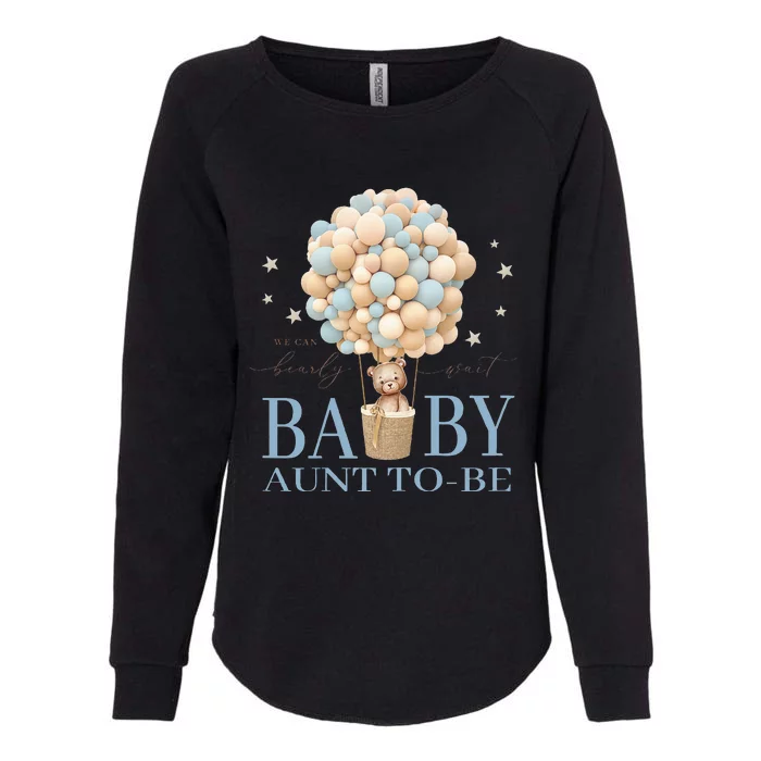 Aunt We Can Bearly Wait Baby Shower Bear Family Matching Womens California Wash Sweatshirt