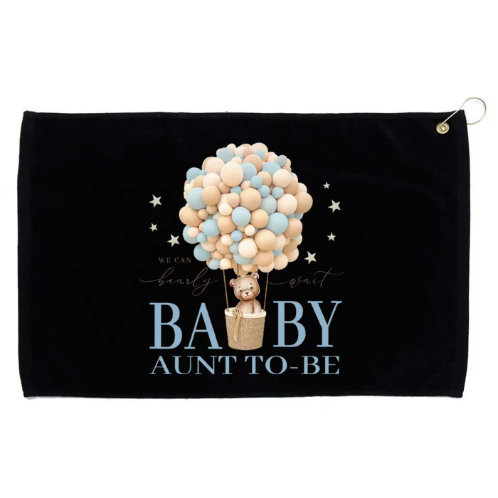 Aunt We Can Bearly Wait Baby Shower Bear Family Matching Grommeted Golf Towel