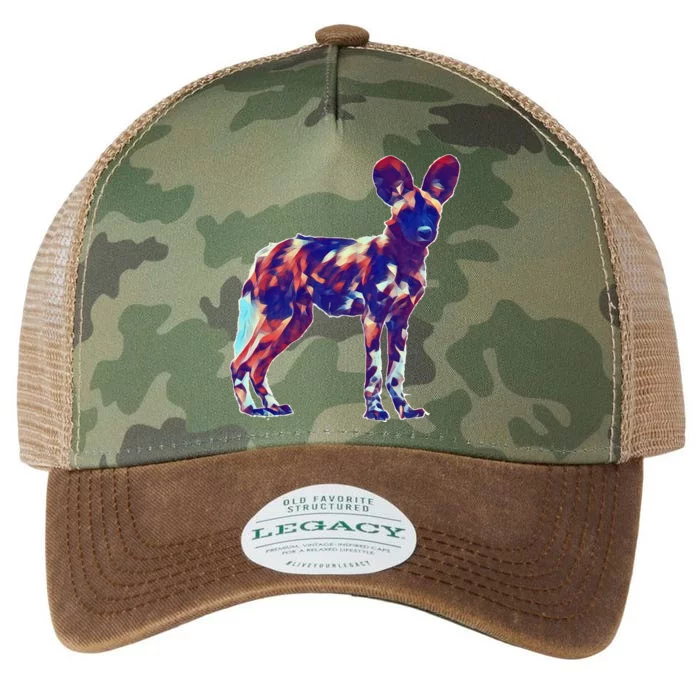 African Wild Dog Legacy Tie Dye Trucker Hat